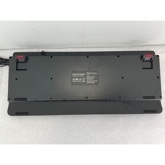 Gaming Keyboard, 104 Keys All-Metal Panel, Light Up Wired Keyboard for PC Mac Ga - Picture 9 of 10